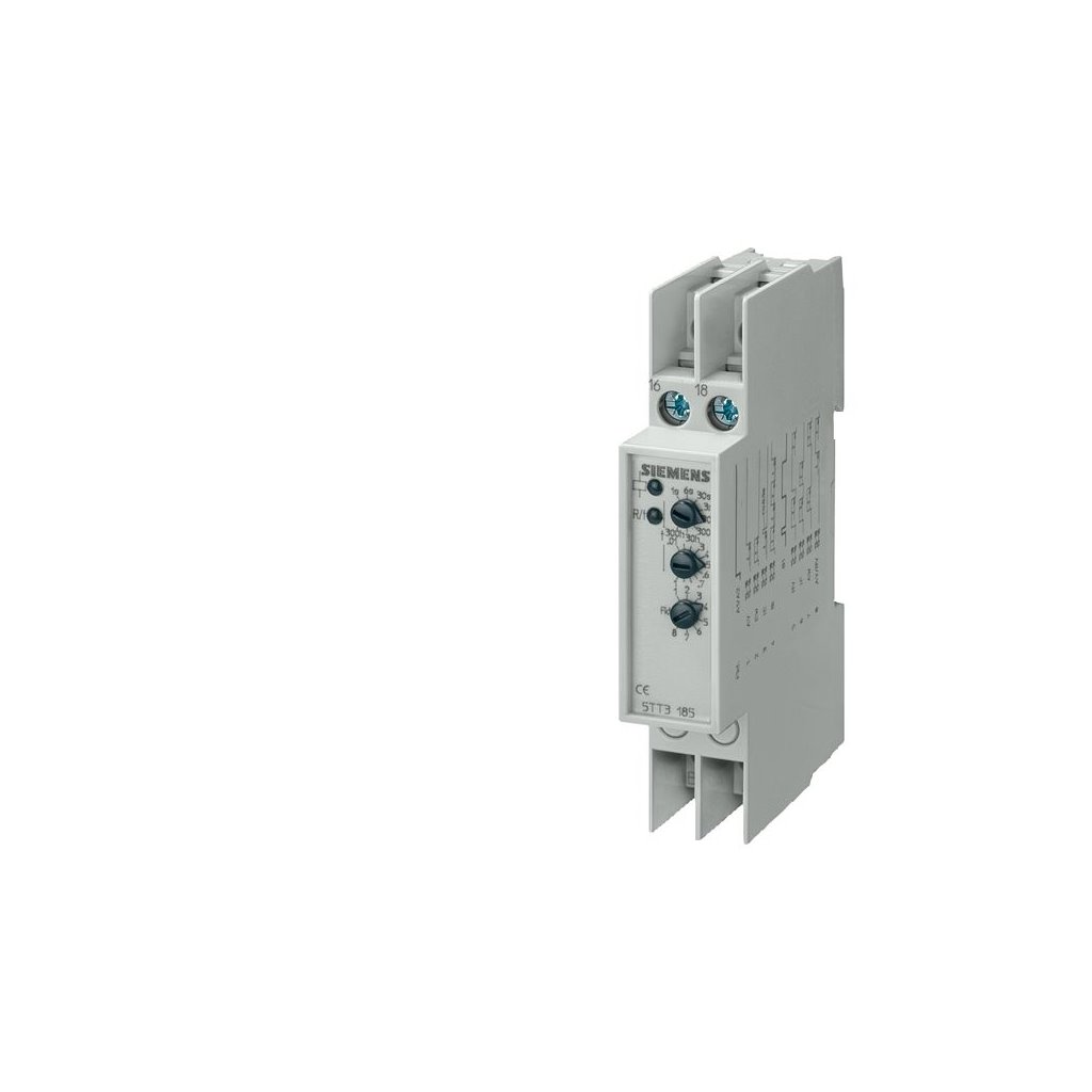 Siemens Multifonction Relais Minuterie 5tt3185 12-240v/ac/dc NEUF 0,05s-300h 