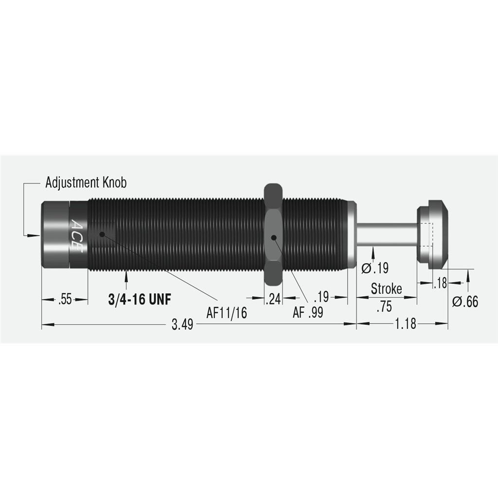 Details about   ACE CONTROLS MA 225 EUM Shock Absorber 