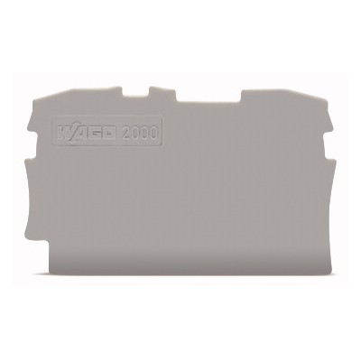 WAGO 2000-1291 - WAGO End/Intermediate Plate - Gray