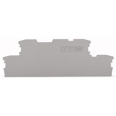 WAGO 2002-2991 - WAGO TOPJOB S DSK-END PLATE GRAY
