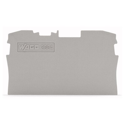 WAGO 2004-1291 - WAGO End/Intermediate Plate - Gray