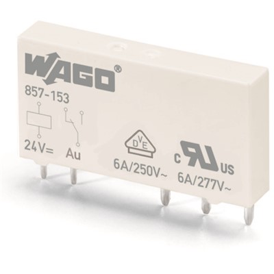 WAGO 857-153 - WAGO RELAY 5MM 24VDC 1CO AU