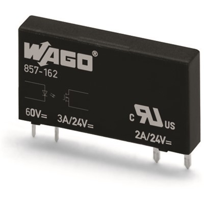 WAGO 857-162 - WAGO SOLID STATE RELAYS 60VDC 2A,OPTOCO