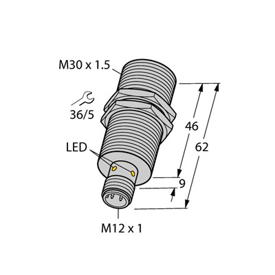 Turck BI10-M30E-AP6X-H1141 - Turck Inductive Proximity Sensor
