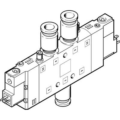 Festo CPE24-M3H-5JS-QS-10 - Festo Solenoid valve CPE24-M3H-5JS-QS-1