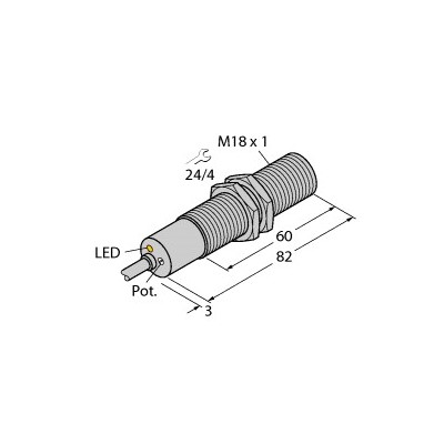 Turck FCS-M18-AP8X - Turck Flow Sensor