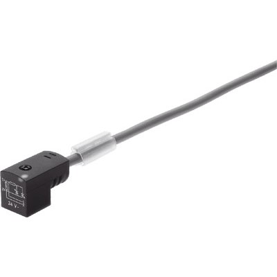 Festo KMEB-1-24-10-LED - Festo 3-Pin DIN Plug w/10M Cable