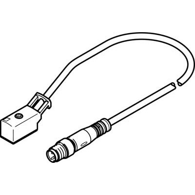 Festo KMYZ-3-24-M8-0,5-LED-PUR - Festo Plug s. w cable KMYZ-3-24-M8-0,5-L
