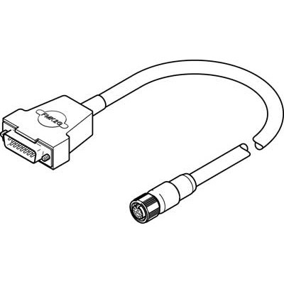 Festo NEBM-M12G12-RS-15-N-S1G15 - Festo Encoder Cable