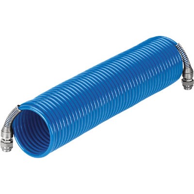 Festo PPS-4-15-1/4-BL - Festo 4.7 mm ID Blue Spiral Tubing, 15 M
