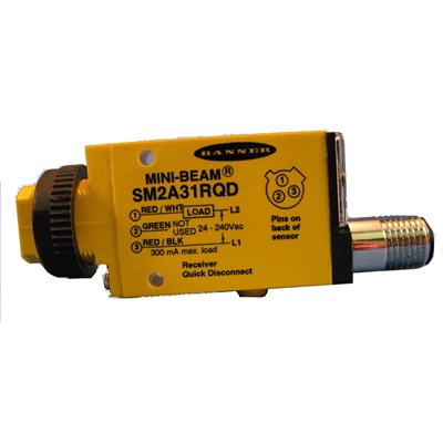 Banner Engineering Corp SM2A31RQD - Banner Photoelectric Sensors Mini-Beam A