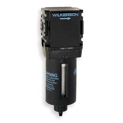 WILKERSON M08-02-BK00B Compressed Air Filter,0.5 micron Rating 